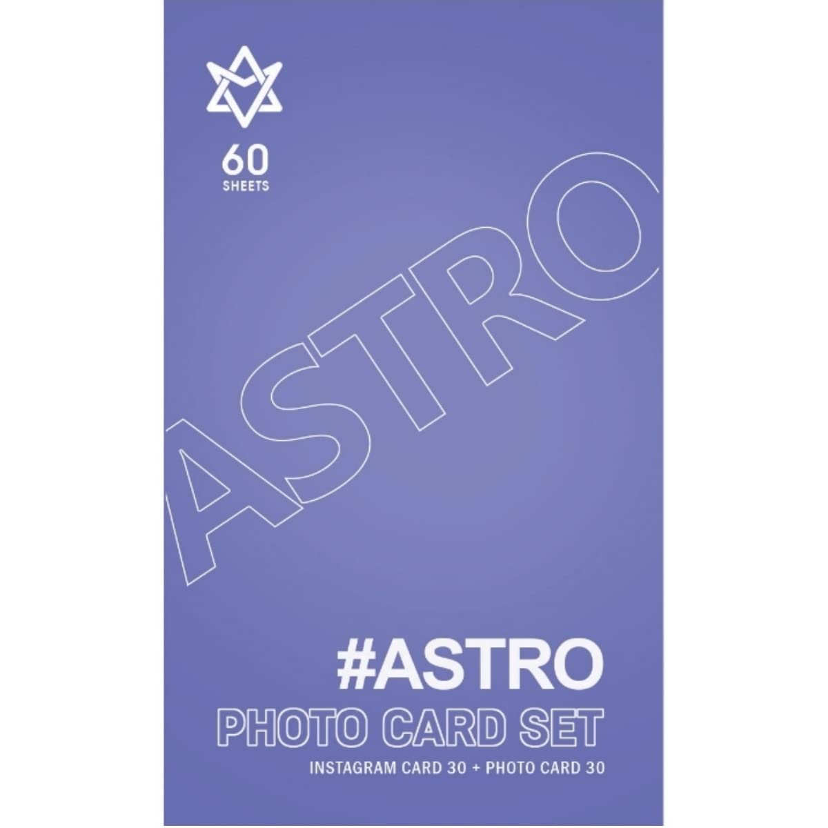 

набор фотокарточек Instagram cards 30 trading 60-sheet [30 + карточки] (ASTRO)