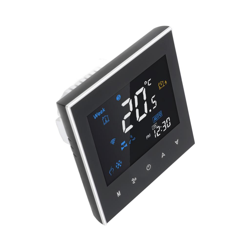 Čtyřtrubkový Wifi Voice Intelligent Room Thermostat Digitální programovatelný regulátor teploty pro