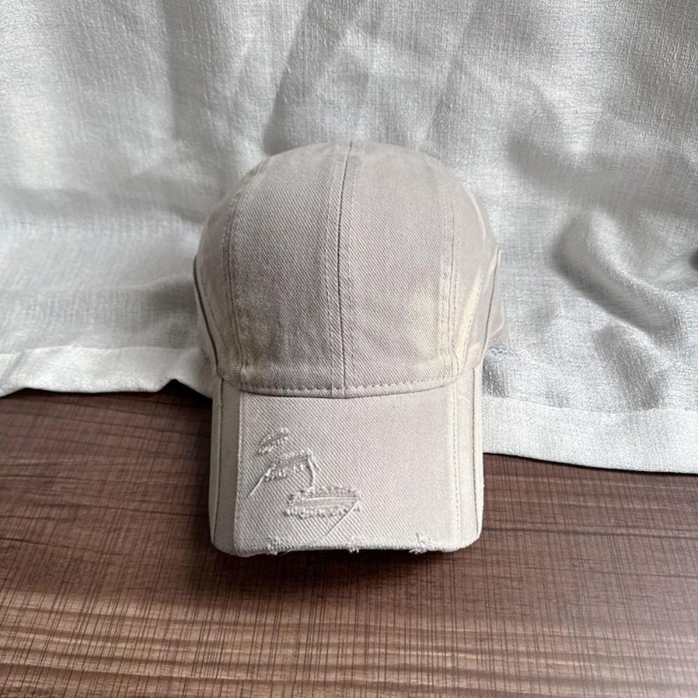 Creative Gift Cotton Unisex Hat Breathable Durable Distressed Cap Vintage Lightweight Baseball Cap