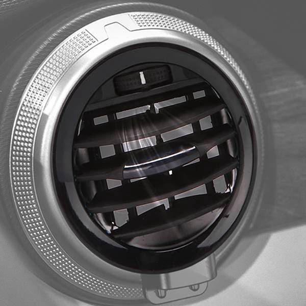 Set of 10 Black Plastic Air Conditioning Vents Compatible with Opel Vauxhall