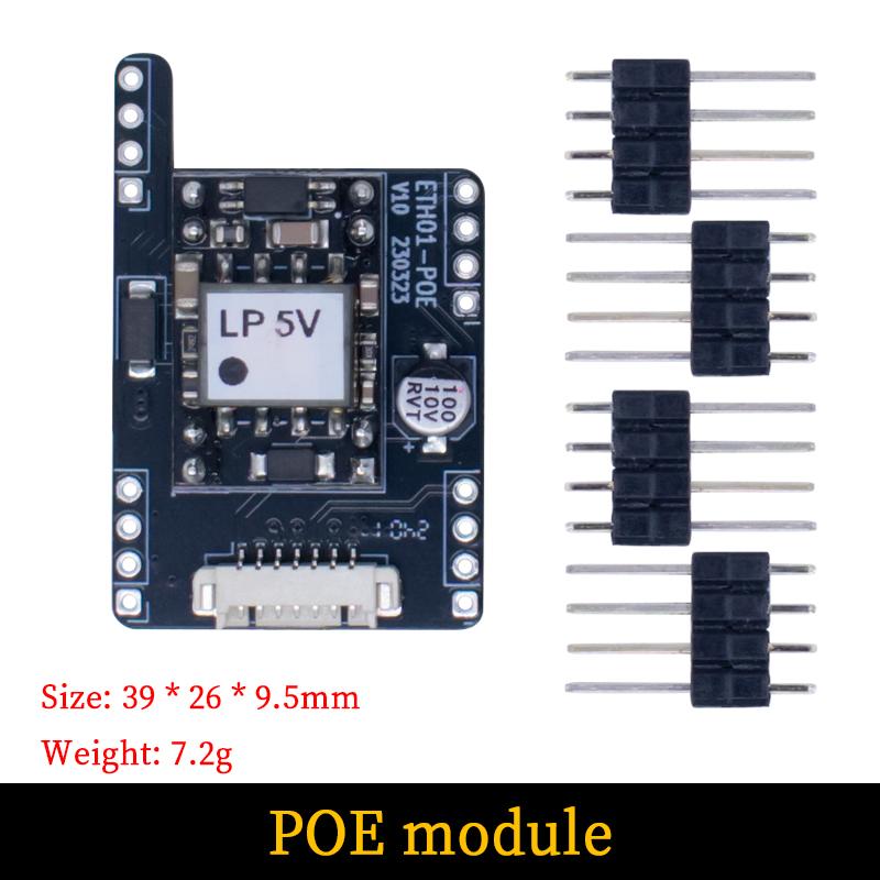 ETH01-EVO Enlightenment Display ESP32-C3 Module WIFI Bluetooth Ethernet 3 In 1 Internet of Things Gateway Updated WT32-ETH01