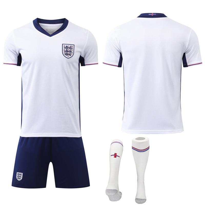 Europacupen England Fotbollsuniform Set 11 Foden Nr. 1 Bellingham Kane Fotbollströja