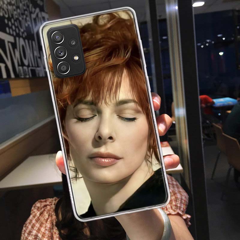 Mylene Farmer Phone Case for Samsung A54 A57 A37 A17 A14 A15 A12 A24 A34 A55 A35 A25 A52S A07 A05S A04S A22 A32 A72 Galaxy Note