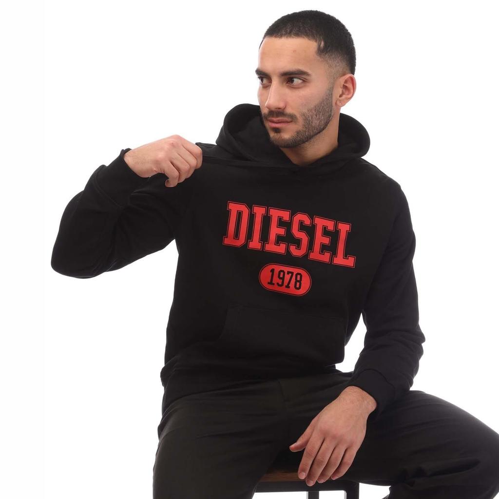 Diesel Mens S-Ginn 1-B Hoodie