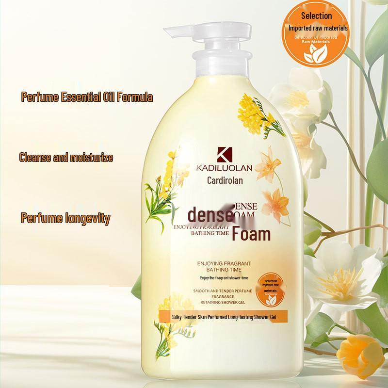 Lavender Foaming Body Wash, Family Size - Moisturizing & Hydrating with Long-Lasting Fragrance, All-Purpose Bath, Large Bottle