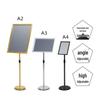 Stainless Steel A4 Sign Holder Stand