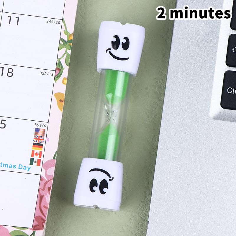 2Minute 3Minute Kids Big Eye Sand Timer for Tooth Brushing Visual Learning Time Management Bathroom Essential