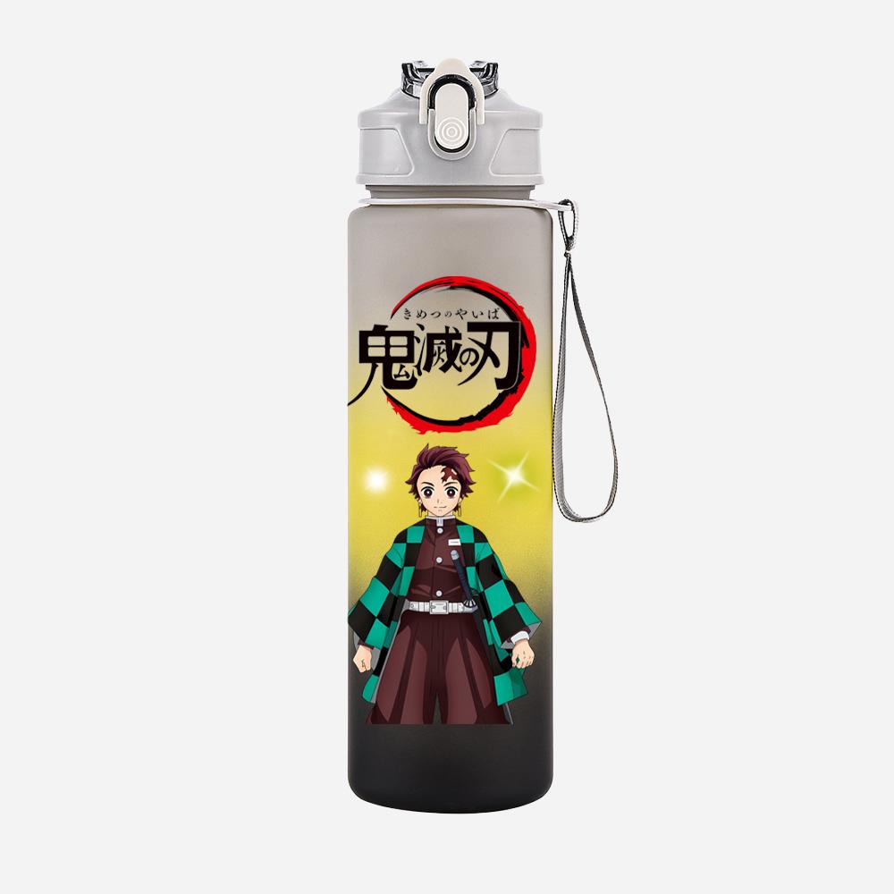 Anime New Demon Slayer Printed Large Capacity Drinking Cup Portable Outdoor Sports Water Cup Children 750Ml Water Bottle Kid Gift