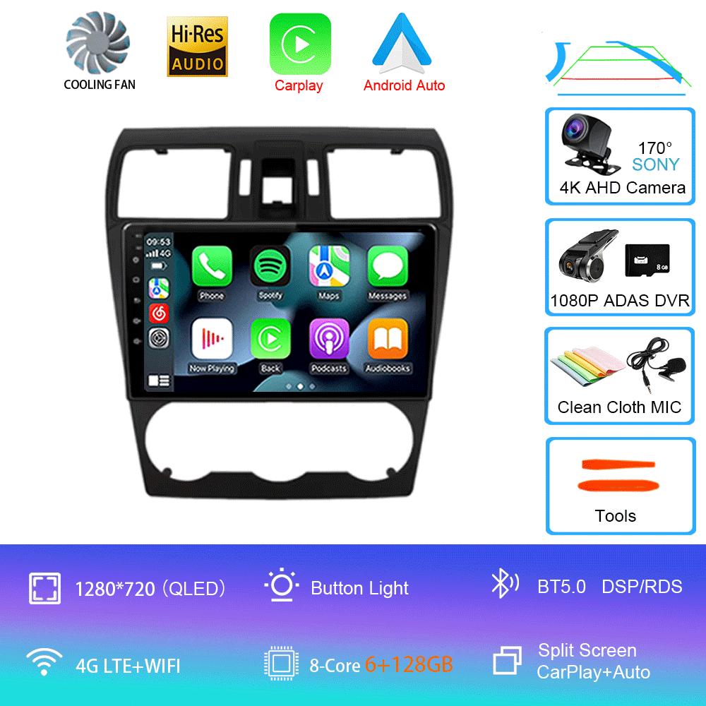 For Subaru Forester XV WRX 2012 -2015 Android 14 Video Player Car Radio Multimedia 2 Din Navigation GPS BT 4G WIFI Stereo DVD