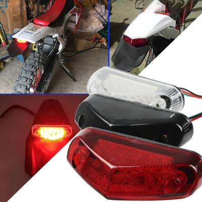 Uniwersalne światło tylne motocyklowe Tylne światła ostrzegawcze hamowania LED 12V Części wyposażenia Moto Akcesoria do motocykla