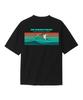 OHP Ohpxjoy Bsurfing Line Semi-Oversized Short Sleeve Tee
