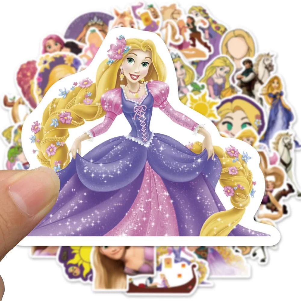 10/30/50pcs Cute  Rapunzel Graffiti Stickers Kawaii Princess Tangled Cartoon Decals Toys DIY Phone Case Suitcase Laptop