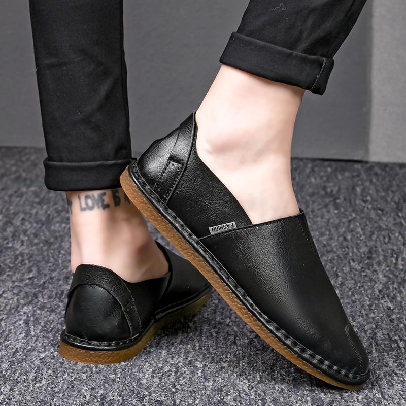 Fashion Genuine Leather Luxury Italian Men Shoes Handmade Casual Loafers Casual Shoes New Summer 2025 Loafers Men Zapatos De Hombre