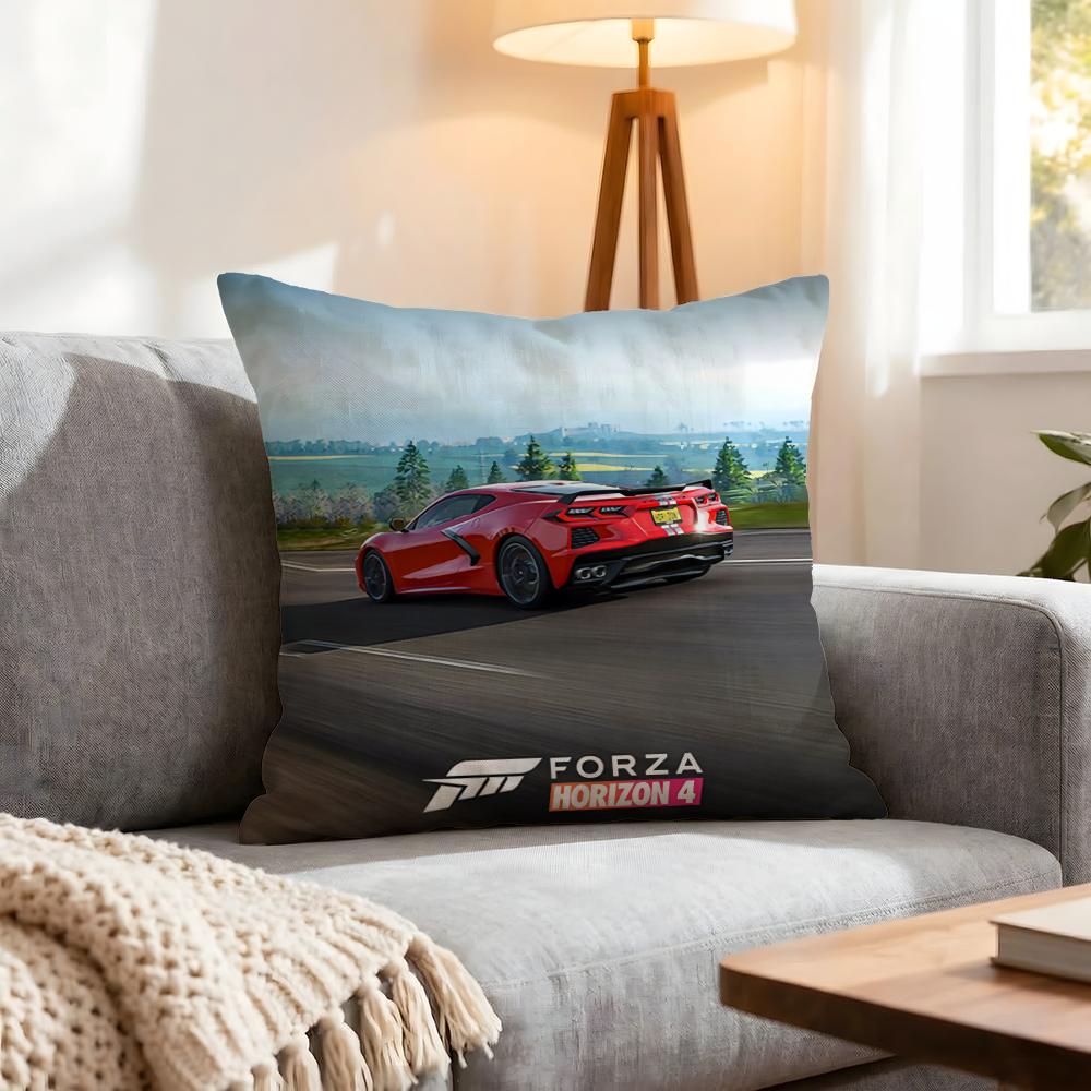 Game Forza Horizon Cushion Cover 1Pcs Decorative Covers Soft Cushion Case For Sofa Couch Decor 40X40 45X45 Pillowcases