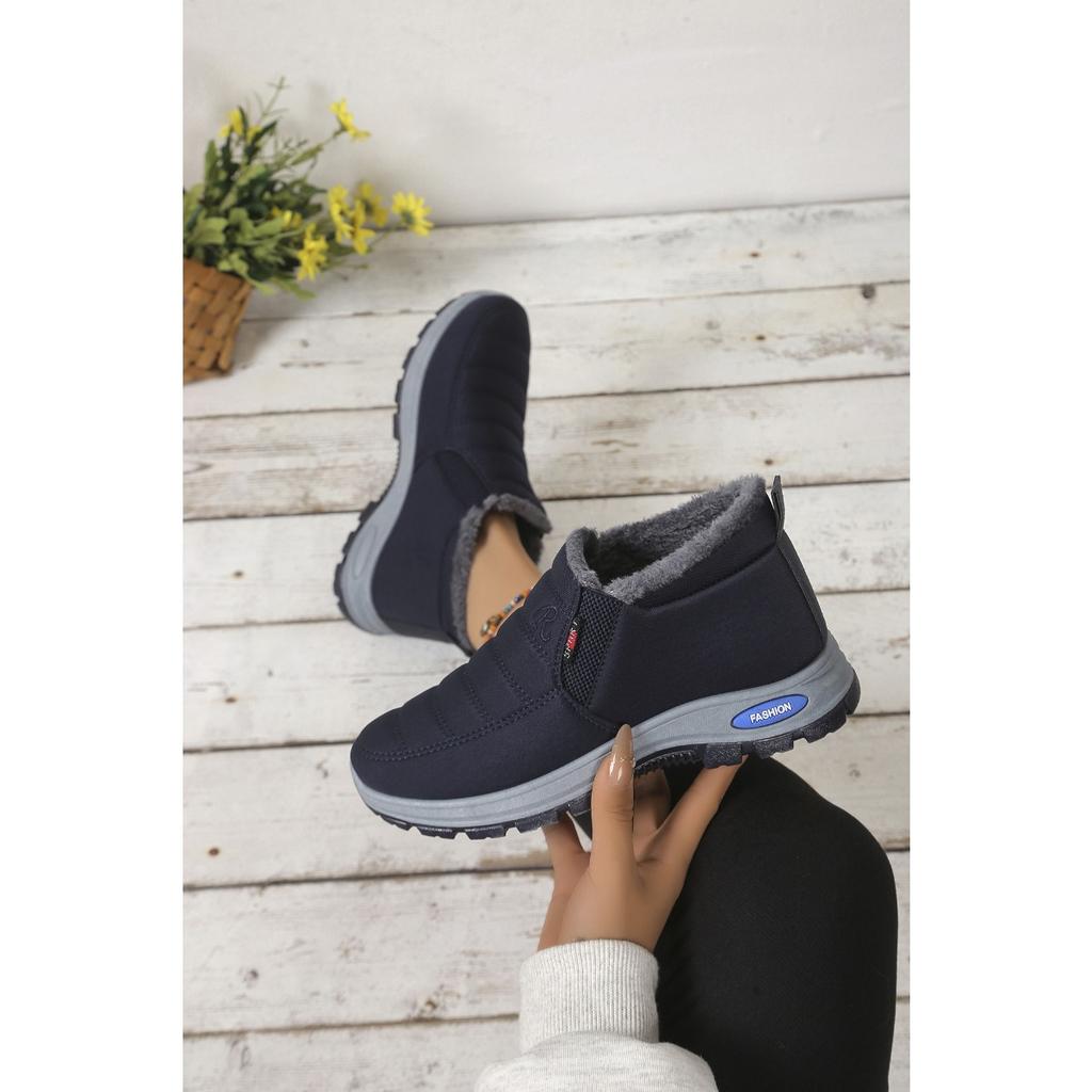 Paarschuhe, Schneestiefel, Rutschfeste Schuhe, Kurze Stiefel, Baumwollschuhe, Wildlederschuhe, Dicke Schuhe