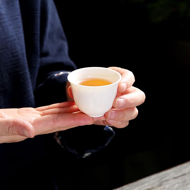 Elegant White Porcelain Gongfu Tea Set