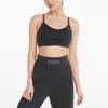Puma Solid Color Crossback Sports Bra Women underwear Black 521602-01