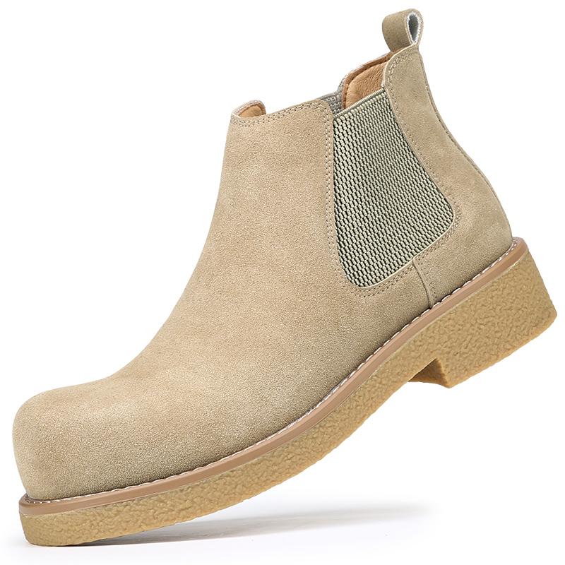 Fashion Men's thick soled boots Minimalist gentleman retro style Office and Party High quality business shoes Hot selling suit New