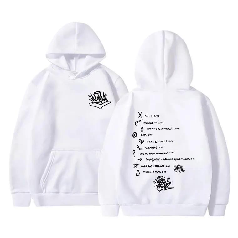 Bedruckter Hoodie Herren Damen Künstlerischer Hoodie Herren Mode Hoodie mit Rapperin Nicki Nicole ALMA Welttournee Beliebte Mode