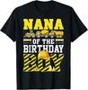 Nana of The Birthday Boy Construction Truck T-Shirt
