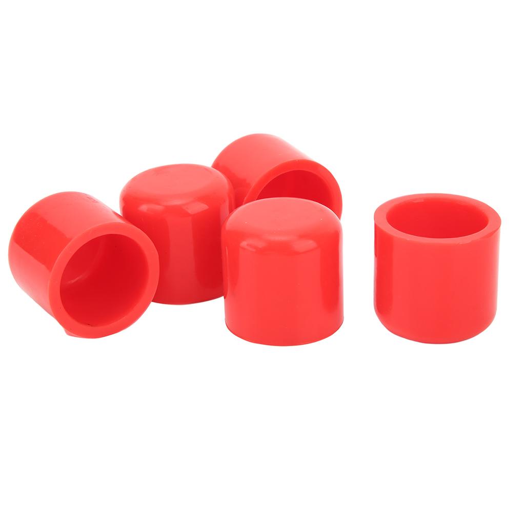 5pcs Silicone Blanking Cap 30mm Flexible Wear Resistant Universal Intake Vacuum Hose Plug Red