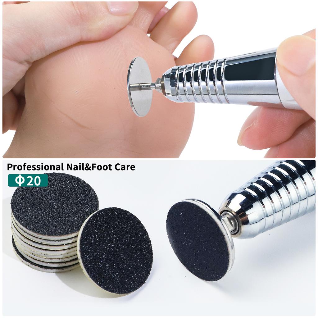 Foot Grinder Sandpapers Pedicure Sanding Disc Pad Sandpaper For Cracked Heels Hard Dead Skin Callous Remover Foot Care Tool