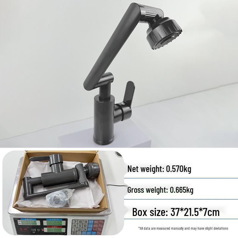 Baterie multifuncțională Lucky Cat pentru apă caldă/rece, pentru lavoare de blat