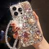 Glitter Rhinestone Phone Case For XiaoMi 15 Ultra 14 Pro 14T 14A Plus 13 Lite 13T 12 12T 12S 12X 5G Bling Crystal Diamond Floral Cover