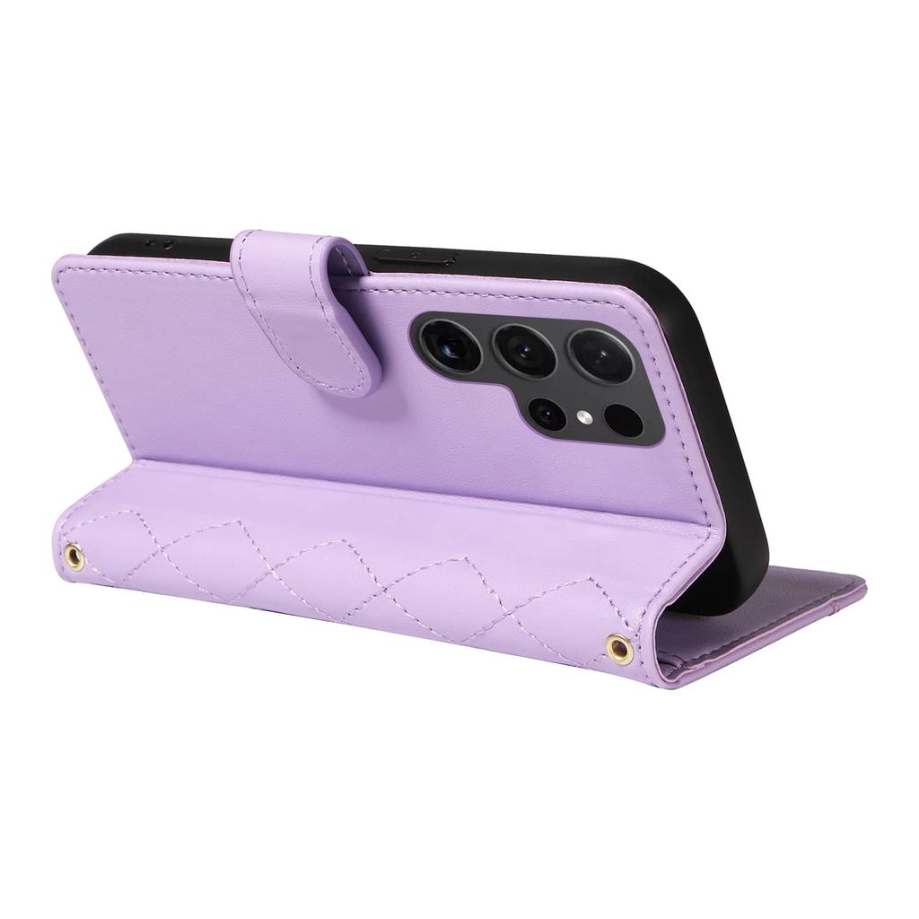 for Samsung Galaxy S24/S23/S22 Ultra/S24 FE/S23 FE S24 Plus Wallet Case for Women, Flip Cover with Card Holder Kickstand Case