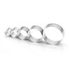 5pcs Cake Cookie Mould Cutter Round Circle Shape Stainless Steel Diy Fondant Mold Tools Kitchen Gadgets and Accessories Tool