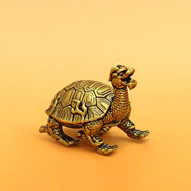 Mascot Turtle, Long-Lived Animal Statue, Office Desk Decoration