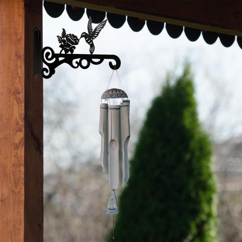 Reinforced Iron Wall Hangers Decorative Garden Hook Stand For Hanging Planter Wind Chime Porch Lanterns Outdoor Displays