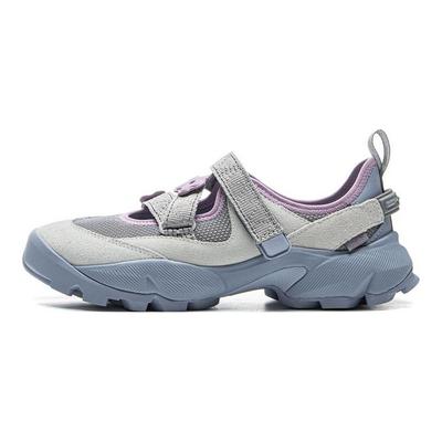 Tyakasha X Li Ning Mulan Mary Jane Collaboration Series Sports Trend Non-Slip Wear-Resistant Low-Top Casual Shoes Women Sneaker Ash-Gray AZGV154-1