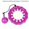 Weighted Fit Exercise Circle Infinity Fitness Hoop With Detachable Knots For Adults Children Weight Loss And Exercise