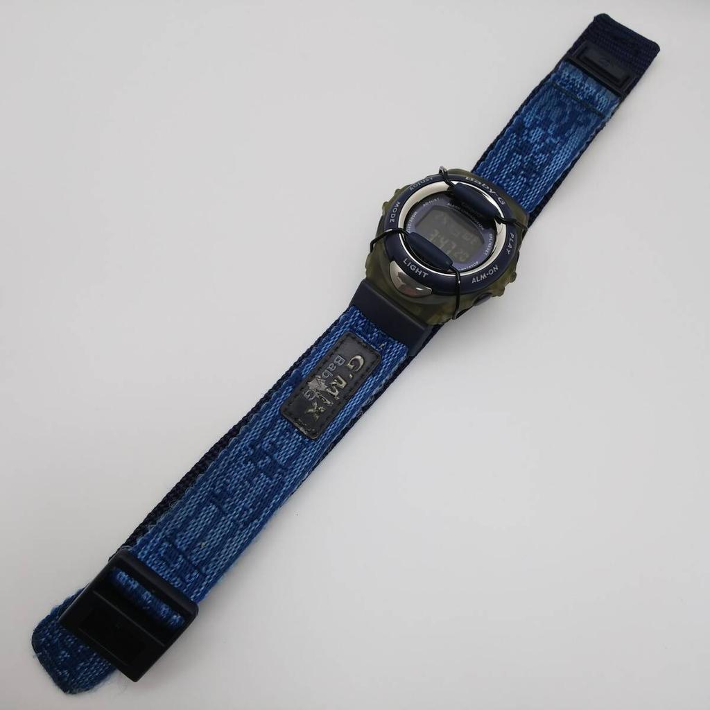CASIO 1138 Digital Watch with Strap [Battery replaced/Working] Baby-G BG-395 Women's