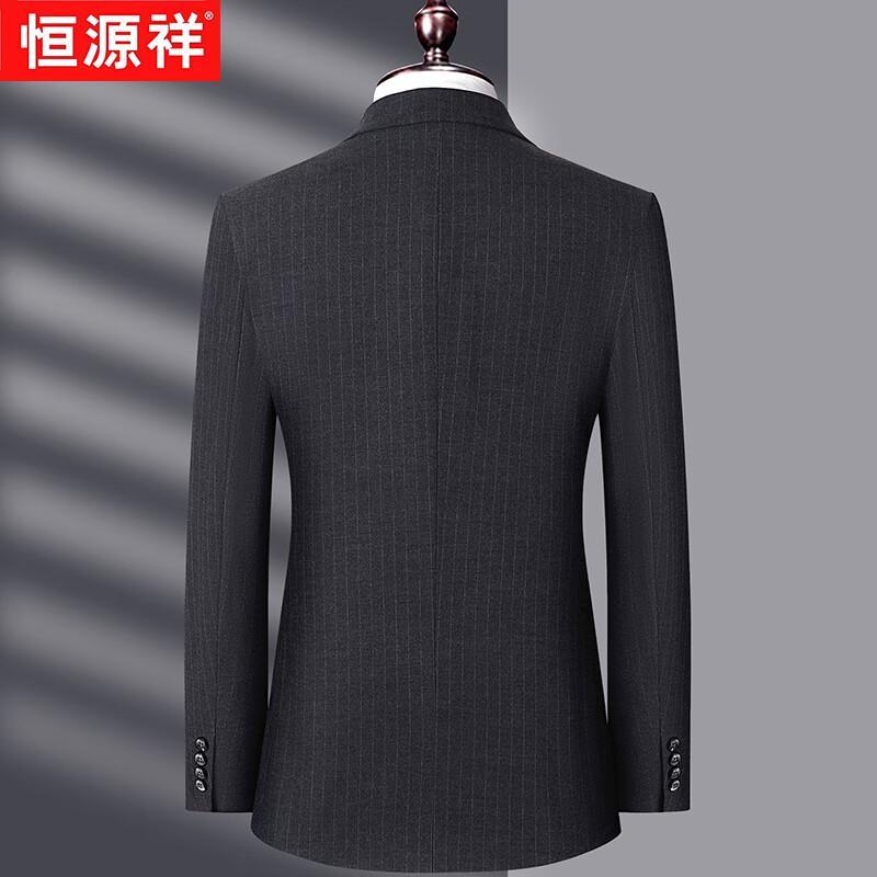 Hengyuanxiang Men's Plaid Business & Wedding Suit Set