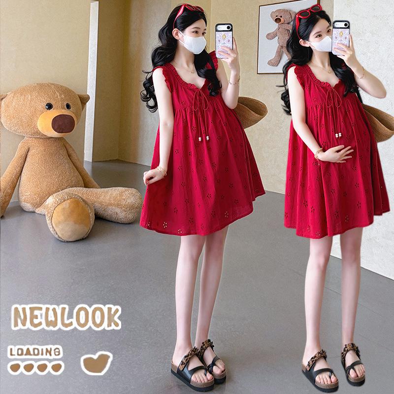 2026 New Summer Maternity Doll Dress – Elegant, Fresh & Youthful Extra Large