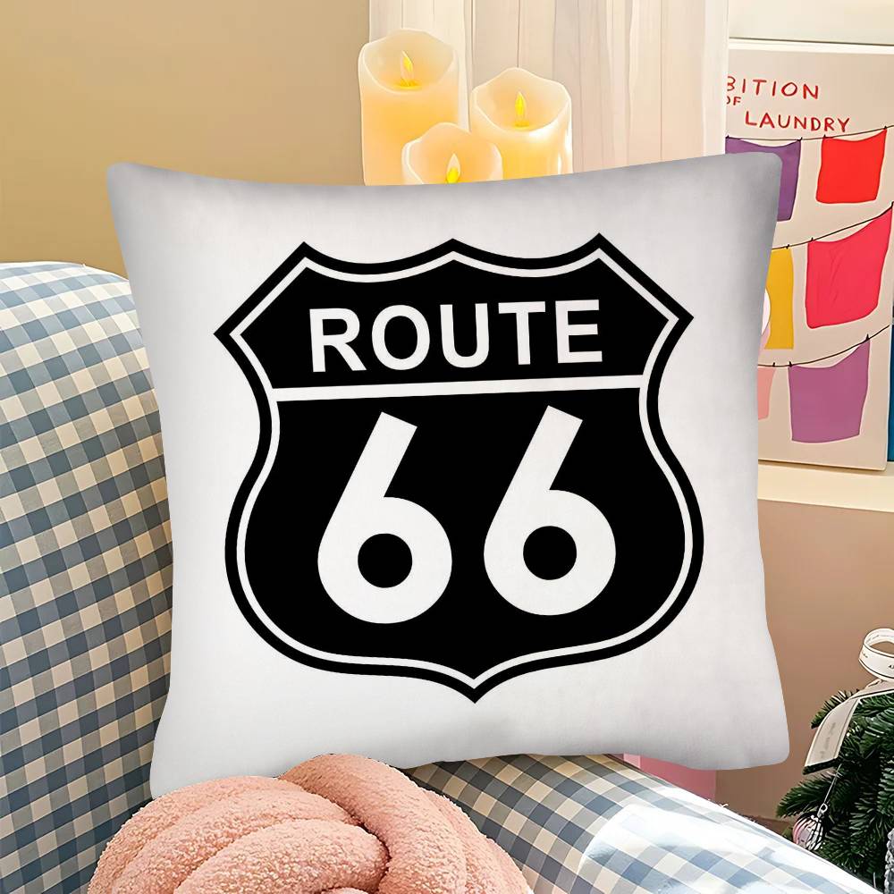 pc Fashion US RRoute Cool Anime Pillow Case Fashion Square Pillowcase Bedroom Sofa Room Ins Decoration Leisure