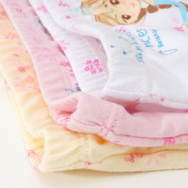 5PC Baby Cartoon Underwear Girls Cotton Briefs Underpant Children Panties Short
