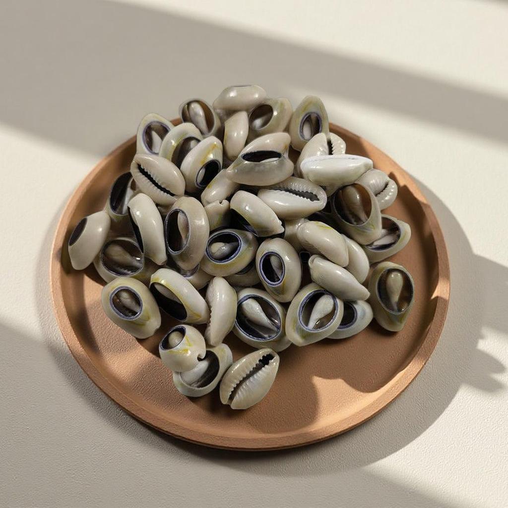 Hand-Drilled Natural Seashell Pendant for DIY Jewelry: Necklace and Bracelet Accessories