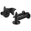 Carbon steel black oxide large flat head self-tapping screw