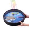 16 Inch Ocean Drum Wooden Handheld Sea Wave Drum Percussion Instrument Gentle Sea Sound Musical Toy Gift for Kids