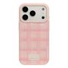 Drip Glue Powder Grid Pattern for Apple 17promax Phone Case 15 for IPhone 16 for Huawei for Samsung 13 Sweet Korean Series