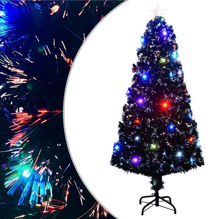 VidaXL Pre-lit Christmas Tree with Stand, Christmas Tree with LEDs, Holiday Decoration, Indoor Party Ornament 284301