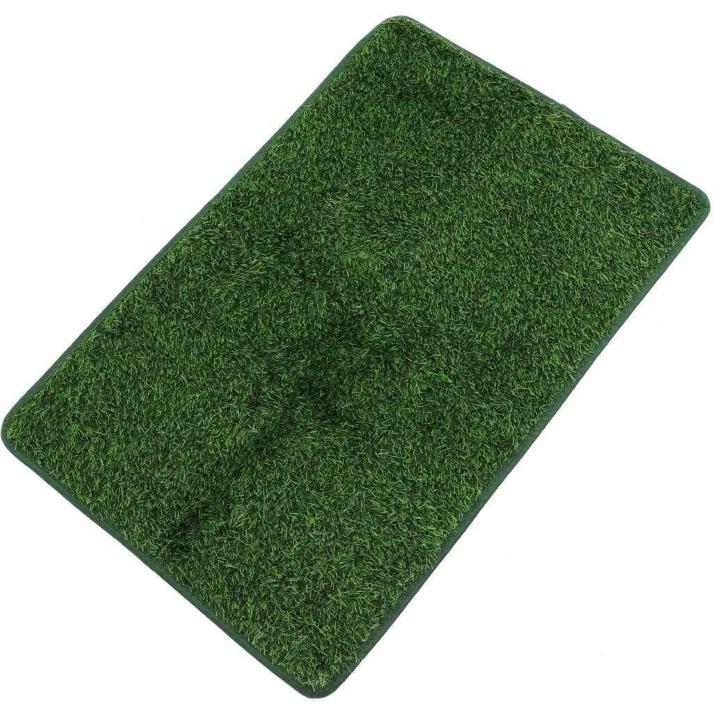 Pet Pee Pad Decorative Fake Grass Wear-Resistant Portable Pet Pee Mat for Cage Puppy Training Indoor Dog Supplies