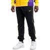 Nike Dri-Fit Los Angeles Lakers Showtime City Edition Letter Print Tapered Knit Sports Pants Men Bottoms Black DX9401-010