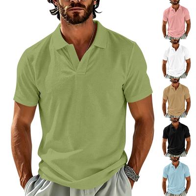 Men's Short Sleeve Polo Shirt Breathable Lightweight Casual Collared Top Suitable for Everyday Wear Summer Outdoor Activities