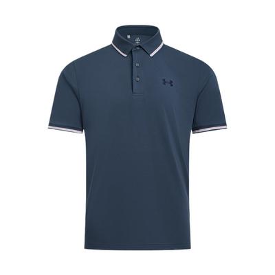 Playoff 3.0 Stylish Comfortable Trendy Minimalist Sun Protection Short Sleeve Polo Shirt Men Polo Shirts Blue Gray 1388156-044