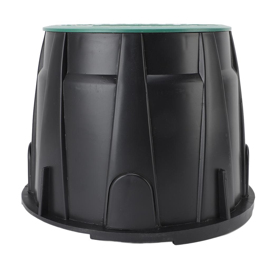 10in Valve Box PE Plastic LCV Lettering Protective Underground Irrigation Valve Box for Lawn Landscape