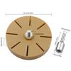 3.5Inch Decal Eraser Wheel Car Pneumatic Rubber Eraser Pad Car Sticker Film Glue Remover Paint Cleaner Car Polish Auxiliary Tool